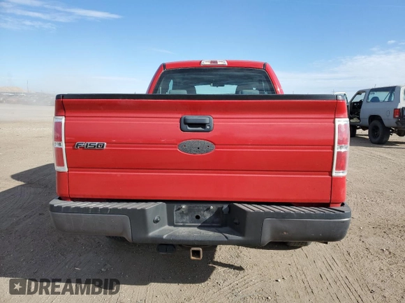 2009 Ford F-150 STX with VIN 1FTRX12W29FA24563, listed as a Copart auction lot 50050005 with 110,780 mi miles and Salvage Title. Bid and sale history available at carsss.com. Image 6.