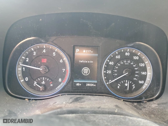2021 Hyundai Kona Limited with VIN KM8K3CA51MU630521, listed as a Copart auction lot 52377735 with 28,024 mi miles and Salvage Title. Bid and sale history available at carsss.com. Image 9.
