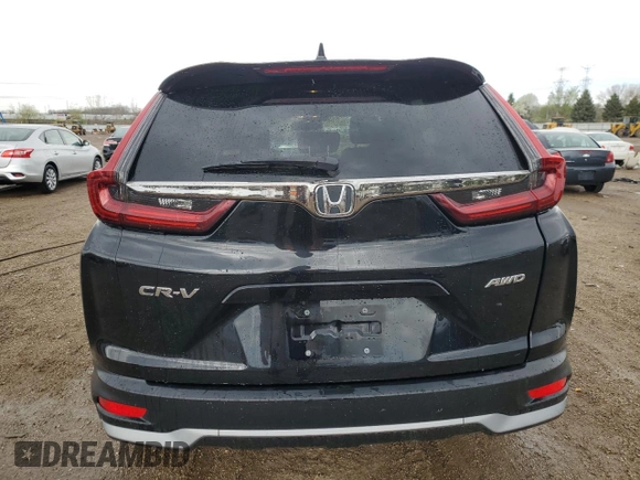 2021 Honda CR-V EX-L с VIN 5J6RW2H8XML007077, выставлен на аукционе Copart как лот 54188545 с пробегом 57 255 миль миль и Списание • Salvage title. История ставок и продаж доступна на DreamBid. Изображение 6.