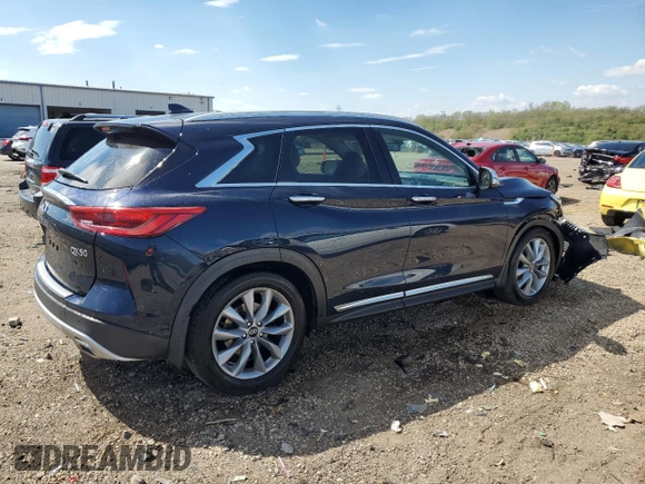 2021 Infiniti QX50 Essential z VIN 3PCAJ5CB2MF107683, wystawiony jako Copart lot #55672015 z przebiegiem 67 585 mil mil oraz Szkoda całkowita • Salvage title. Historia ofert i sprzedaży dostępna na DreamBid. Obrazek 3.