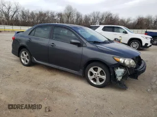 2011 Toyota Corolla L with VIN 2T1BU4EE3BC635456, listed as a Copart auction lot 48866435 with 184,290 mi miles and Salvage Title. Bid and sale history available at carsss.com. Image 4.