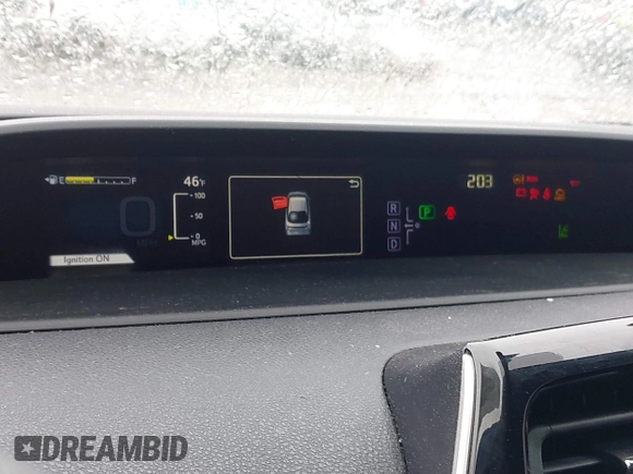 2017 Toyota Prius Two z VIN JTDKARFU9H3046747, wystawiony jako IAAI lot #41773391 z przebiegiem 148 728 mil mil oraz . Historia ofert i sprzedaży dostępna na DreamBid. Obrazek 7.