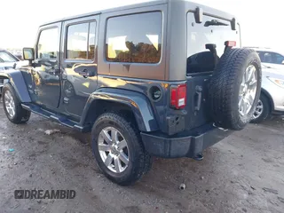2017 Jeep Wrangler Unlimited Sahara with VIN 1C4BJWEGXHL686766, listed as a IAAI auction lot 41305319 with 97,806 mi miles. Bid and sale history available at carsss.com. Image 3.