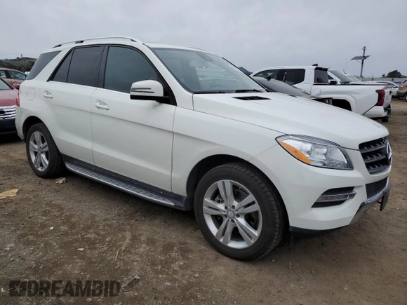 2013 Mercedes-Benz M 350 with VIN 4JGDA2EB9DA243869, listed as a Copart auction lot 44978135 with 111,549 mi miles and Salvage Title. Bid and sale history available at carsss.com. Image 4.