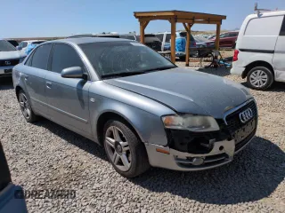 2007 Audi A4 2.0T with VIN WAUDF78EX7A024896, listed as a Copart auction lot 59593995 with 151,980 mi miles and Salvage title. Bid and sale history available at DreamBid. Image 4.