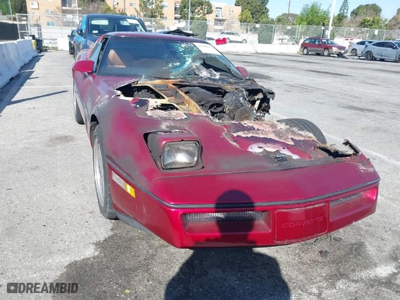 1989 Chevrolet Corvette with VIN 1G1YY2180K5102974, listed as a IAAI auction lot 41808694 with 1 mi miles. Bid and sale history available at carsss.com. Image 1.