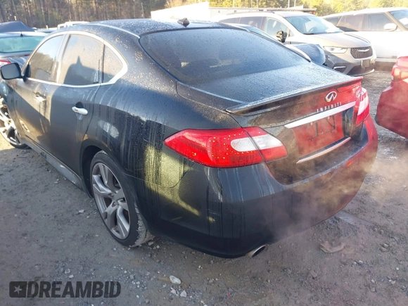 2011 Infiniti M with VIN JN1BY1AP6BM320568, listed as a IAAI auction lot 41769021 with 172,599 mi miles and . Bid and sale history available at DreamBid. Image 3.