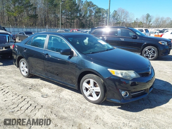 2012 Toyota Camry L with VIN 4T1BF1FK3CU198555, listed as a IAAI auction lot 41427464 with 185,054 mi miles. Bid and sale history available at carsss.com. Image 1.