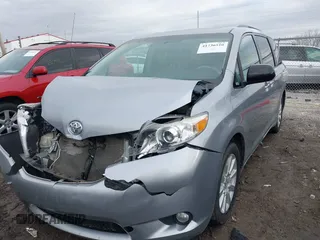 2013 Toyota Sienna XLE with VIN 5TDDK3DC7DS056599, listed as a IAAI auction lot 41736510 with 120,230 mi miles and . Bid and sale history available at DreamBid. Image 17.