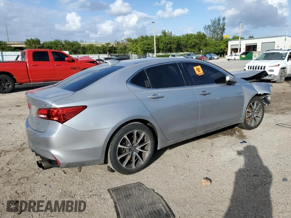 2019 Acura TLX with VIN 19UUB2F30KA004623, listed as a Copart auction lot 79469044 with 64,730 mi miles and Non Repairable. Bid and sale history available at carsss.com. Image 3.