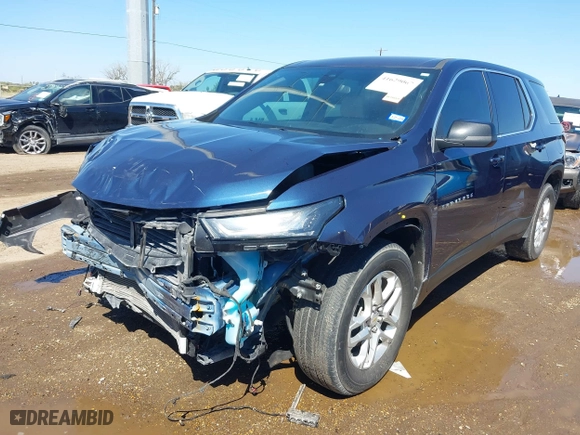 2023 Chevrolet Traverse LS with VIN 1GNERFKW8PJ191615, listed as a IAAI auction lot 41629067 with 42,914 mi miles. Bid and sale history available at carsss.com. Image 18.