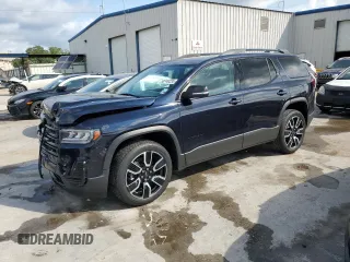 2021 GMC Acadia SLE z VIN 1GKKNKLA5MZ175425, wystawiony jako Copart lot #53749235 z przebiegiem 94 105 mil mil oraz Szkoda całkowita • Salvage title. Historia ofert i sprzedaży dostępna na DreamBid. Obrazek 1.
