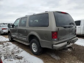 2003 Ford Excursion Limited z VIN 1FMNU43S53EA80400, wystawiony jako Copart lot #88481675 z przebiegiem 177 274 mil mil oraz Szkody całkowita. Historia ofert i sprzedaży dostępna na DreamBid. Obrazek 2.