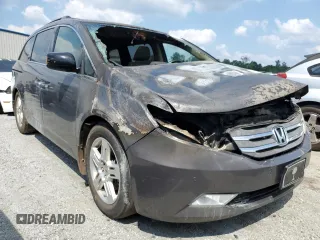 2011 Honda Odyssey Touring with VIN 5FNRL5H91BB045838, listed as a Copart auction lot 59612315 with Not provided miles and Salvage title. Bid and sale history available at DreamBid. Image 1.