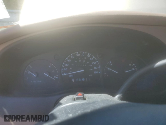 2000 Ford Ranger XL with VIN 1FTYR10V7YTA43903, listed as a Copart auction lot 54822975 with 177,187 mi miles and Salvage Title. Bid and sale history available at DreamBid. Image 9.