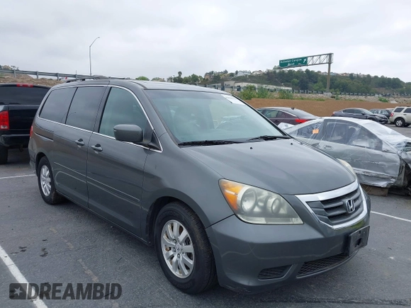 2008 Honda Odyssey EX-L with VIN 5FNRL38708B088921, listed as a IAAI auction lot 42098183 with 1 mi miles. Bid and sale history available at carsss.com. Image 1.