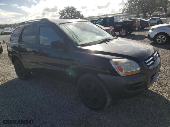 2008 Kia Sportage LX with VIN KNDJE724887549110, listed as a Copart auction lot 80168724 with 185,280 mi miles and Clean Title. Bid and sale history available at carsss.com. Image 4.