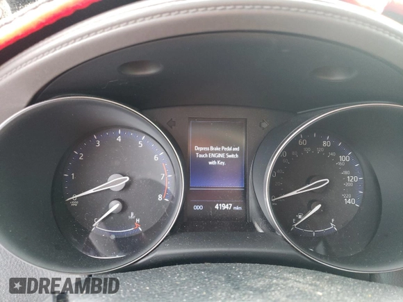 2022 Toyota C-HR XLE with VIN NMTKHMBX6NR141032, listed as a Copart auction lot 46221375 with 41,947 mi miles and Salvage Title. Bid and sale history available at DreamBid. Image 9.