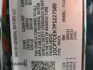 2023 Chevrolet Colorado 4WD LT z VIN 1GCPTCEK7P1227580, wystawiony jako Copart lot #78911734 z przebiegiem 14 165 mil mil oraz Szkody całkowita. Historia ofert i sprzedaży dostępna na DreamBid. Obrazek 12.