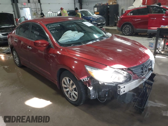 2016 Nissan Altima 2.5 S with VIN 1N4AL3AP7GN385617, listed as a IAAI auction lot 41317018 with 112,238 mi miles. Bid and sale history available at carsss.com. Image 1.