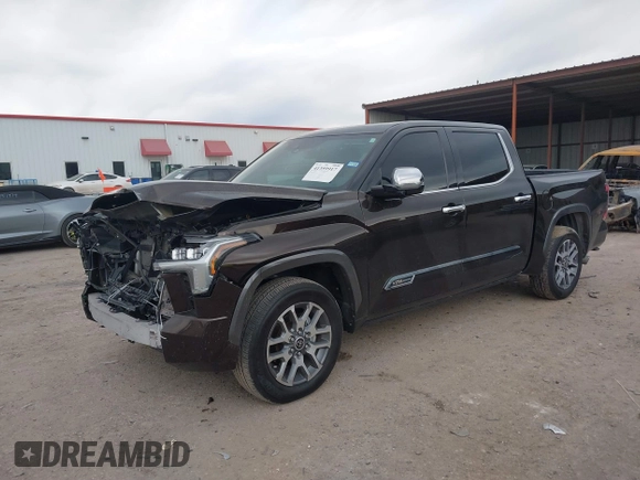 2023 Toyota Tundra 1794 Edition with VIN 5TFMA5AB1PX021419, listed as a IAAI auction lot 41359917 with 41,258 mi miles and . Bid and sale history available at DreamBid. Image 17.