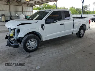 2023 Ford F-150 XL with VIN 1FTEX1CB2PKF77096, listed as a Copart auction lot 56297435 with 6,709 mi miles and Salvage title. Bid and sale history available at DreamBid. Image 1.