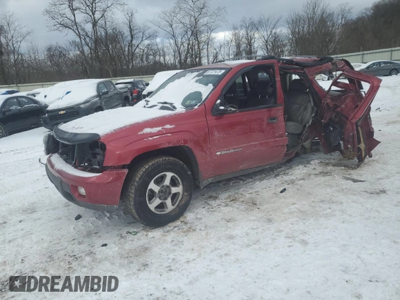 2003 Chevrolet TrailBlazer LTZ with VIN 1GNDT13S332340660, listed as a Copart auction lot 87721475 with Not Provided miles and Salvage Title. Bid and sale history available at DreamBid. Image 1.