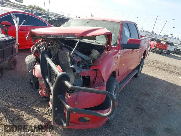2008 Ford F-150 XL with VIN 1FTRW12W48KD33671, listed as a IAAI auction lot 41835564 with 154,639 mi miles. Bid and sale history available at carsss.com. Image 17.