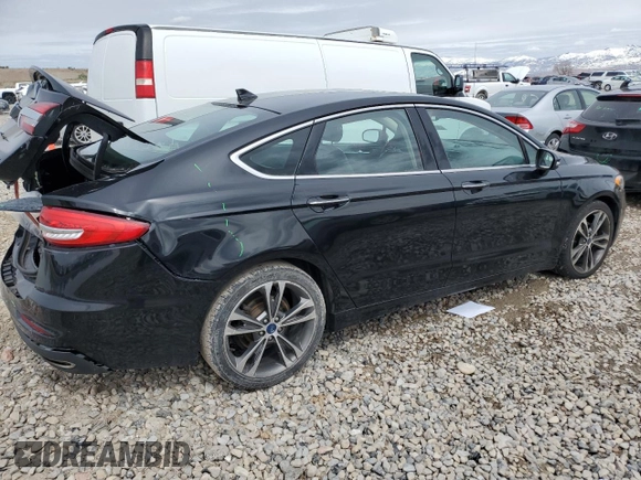 2019 Ford Fusion Titanium with VIN 3FA6P0K9XKR269374, listed as a Copart auction lot 50126815 with 86,164 mi miles and Salvage Title. Bid and sale history available at carsss.com. Image 3.