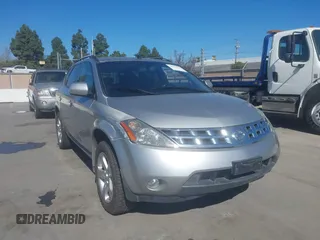 2003 Nissan Murano SL with VIN JN8AZ08W63W221871, listed as a IAAI auction lot 41682355 with 180,757 mi miles. Bid and sale history available at carsss.com. Image 1.