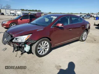 2016 Buick LaCrosse Leather with VIN 1G4GB5G37GF125120, listed as a Copart auction lot 42061755 with 189,855 mi miles and Salvage Title. Bid and sale history available at carsss.com. Image 1.