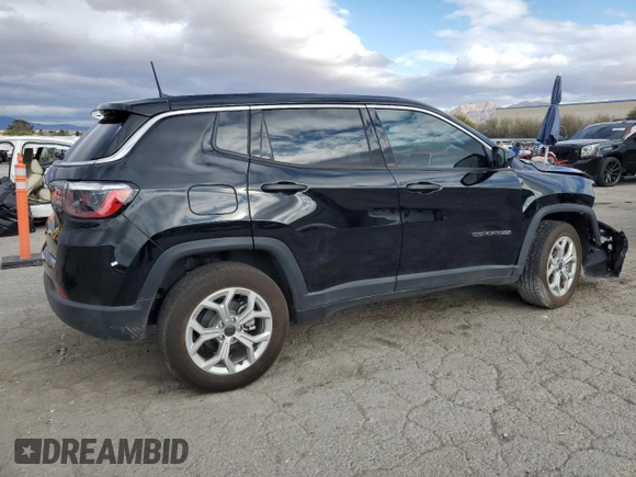 2025 Jeep Compass Sport with VIN 3C4NJDAN8ST503124, listed as a Copart auction lot 48142925 with 4,699 mi miles and Salvage title. Bid and sale history available at DreamBid. Image 3.