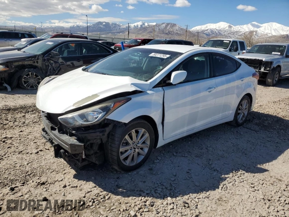 2016 Hyundai Elantra SE with VIN 5NPDH4AE9GH769900, listed as a Copart auction lot 50271295 with 107,629 mi miles and Salvage title. Bid and sale history available at DreamBid. Image 1.