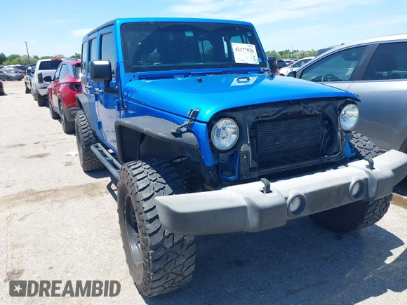 2016 Jeep Wrangler Unlimited Sport with VIN 1C4BJWDG2GL296485, listed as a IAAI auction lot 42177026 with 113,971 mi miles and . Bid and sale history available at DreamBid. Image 1.