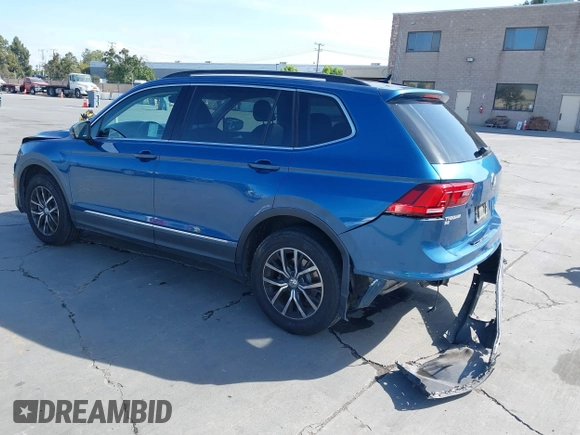 2018 Volkswagen Tiguan SEL with VIN 3VV2B7AX9JM204108, listed as a IAAI auction lot 42504747 with 87,379 mi miles and . Bid and sale history available at DreamBid. Image 3.