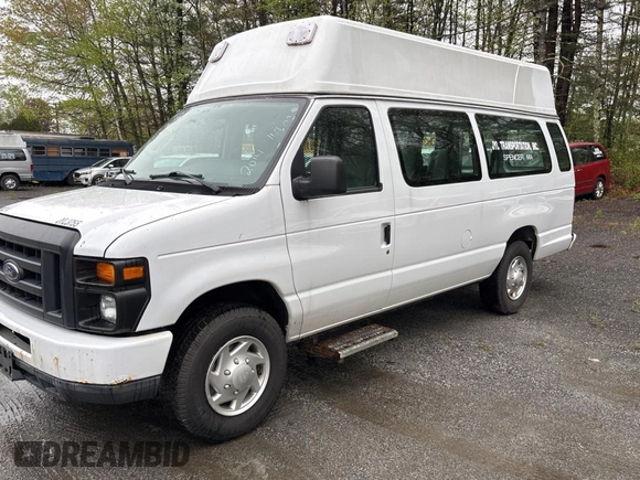 2014 Ford Econoline Cargo Commercial with VIN 1FTNS2EW3EDA97297, listed as a Copart auction lot 56185395 with 167,805 mi miles and Clean Title. Bid and sale history available at DreamBid. Image 2.