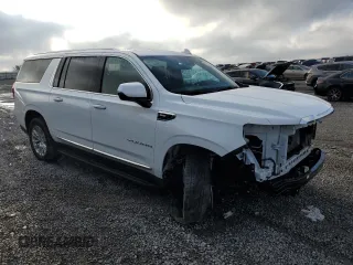 2023 GMC Yukon XL SLT with VIN 1GKS2GKDXPR267569, listed as a Copart auction lot 51517255 with 37,317 mi miles and Salvage Title. Bid and sale history available at carsss.com. Image 4.