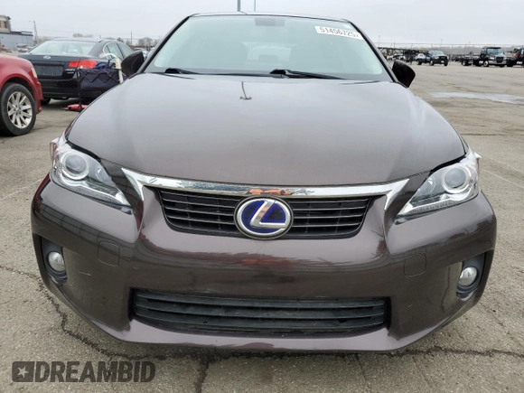 2011 Lexus CT 200h with VIN JTHKD5BH7B2038229, listed as a Copart auction lot 51456725 with 205,774 mi miles and Clean title. Bid and sale history available at DreamBid. Image 5.