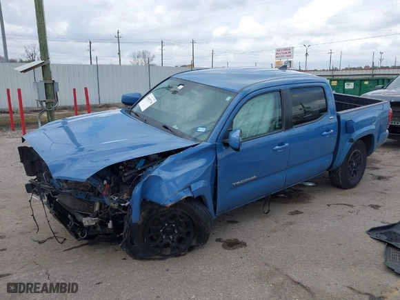 2019 Toyota Tacoma 4WD SR with VIN 3TMCZ5AN7KM280607, listed as a IAAI auction lot 41692718 with 46,084 mi miles. Bid and sale history available at carsss.com. Image 2.
