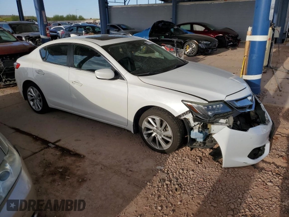 2016 Acura ILX w/Premium Pkg with VIN 19UDE2F78GA009392, listed as a Copart auction lot 51277235 with 66,450 mi miles and Salvage Title. Bid and sale history available at carsss.com. Image 4.