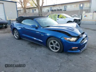 2017 Ford Mustang GT Premium with VIN 1FATP8FF4H5252731, listed as a Copart auction lot 48632395 with 43,951 mi miles and Salvage Title. Bid and sale history available at carsss.com. Image 4.