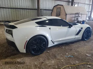 2017 Chevrolet Corvette Z06 1LZ with VIN 1G1YP2D62H5603161, listed as a Copart auction lot 81740534 with 26,922 mi miles and Salvage Title. Bid and sale history available at carsss.com. Image 3.