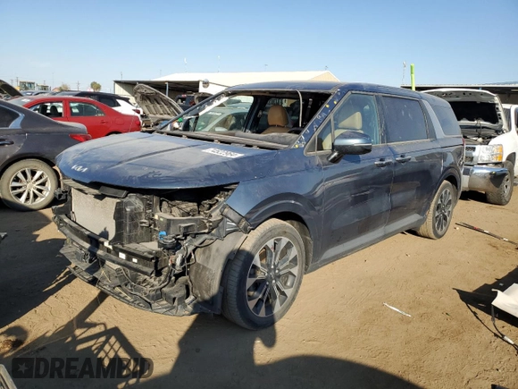 2022 Kia Carnival EX with VIN KNDNC5H37N6092835, listed as a Copart auction lot 74522964 with 97,799 mi miles and Salvage Title. Bid and sale history available at carsss.com. Image 1.