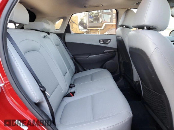2021 Hyundai Kona Ultimate with VIN KM8K53A55MU652337, listed as a Copart auction lot 83466344 with 53,393 mi miles and Salvage Title. Bid and sale history available at carsss.com. Image 11.