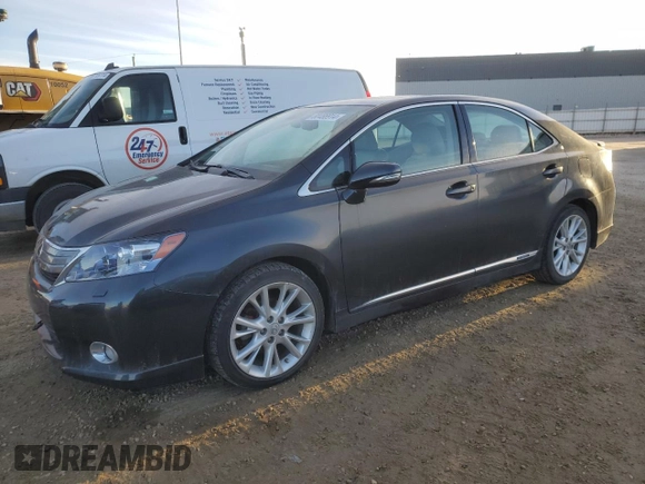 2010 Lexus HS 250h with VIN JTHBB1BA0A2018629, listed as a Copart auction lot 80488914 with 127,910 mi miles and Salvage Title. Bid and sale history available at DreamBid. Image 1.