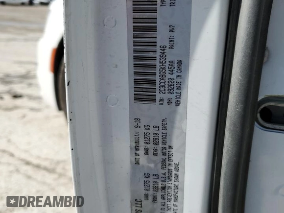 2019 Chrysler 300 S z VIN 2C3CCABG5KH539446, wystawiony jako Copart lot #51157275 z przebiegiem 164 346 mil mil oraz Szkoda całkowita • Salvage title. Historia ofert i sprzedaży dostępna na DreamBid. Obrazek 12.
