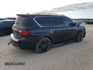 2021 Infiniti QX80 LUXE with VIN JN8AZ2AE7M9271448, listed as a Copart auction lot 78808013 with 67,482 mi miles. Bid and sale history available at carsss.com. Image 3.
