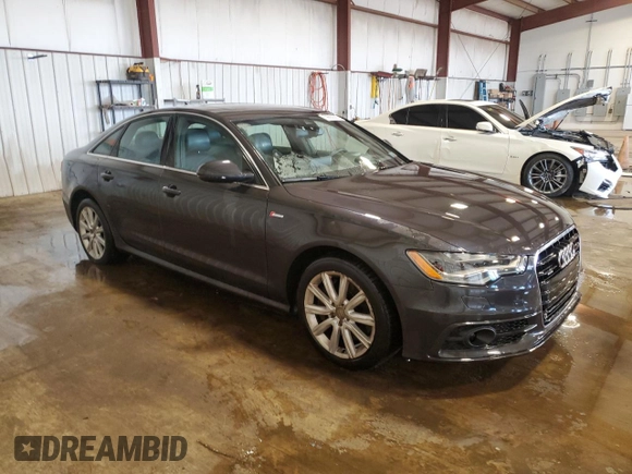 2012 Audi A6 Prestige with VIN WAUJGAFC3CN173832, listed as a Copart auction lot 59662555 with 161,019 mi miles and Salvage title. Bid and sale history available at DreamBid. Image 4.