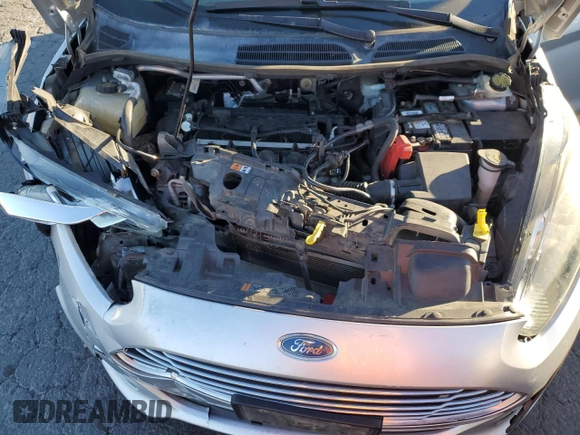 2015 Ford Fiesta S with VIN 3FADP4AJ1FM221551, listed as a Copart auction lot 83431834 with 62,461 mi miles and Salvage title. Bid and sale history available at DreamBid. Image 12.