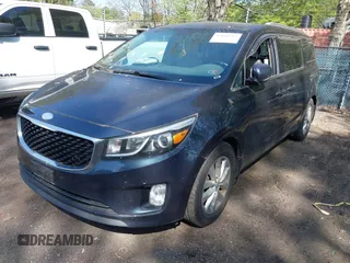 2017 Kia Sedona SX with VIN KNDMC5C11H6265352, listed as a IAAI auction lot 42080509 with 92,879 mi miles. Bid and sale history available at carsss.com. Image 17.